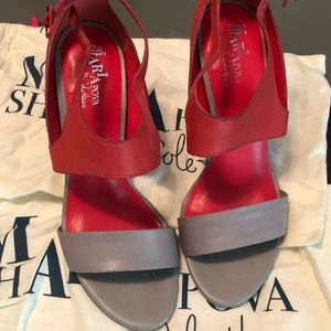 Cole Haan pump size 9 gray and pink